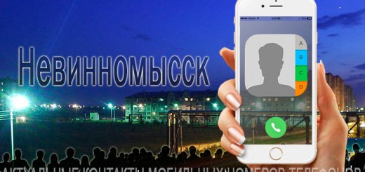 База мобильных телефонов города Невинномысска
