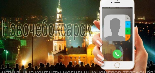 База мобильных телефонов города Новочебоксарска