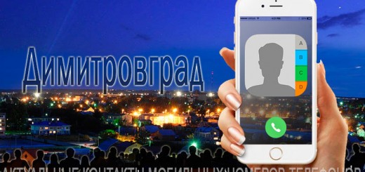 База мобильных телефонов города Димитровграда