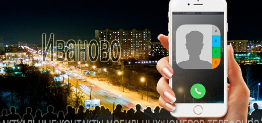 База мобильных телефонов города Иваново