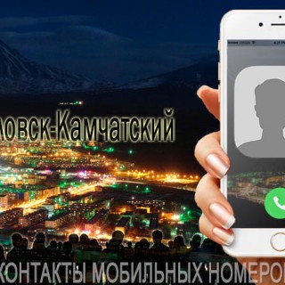 База мобильных телефонов города Петропавловска-Камчатского